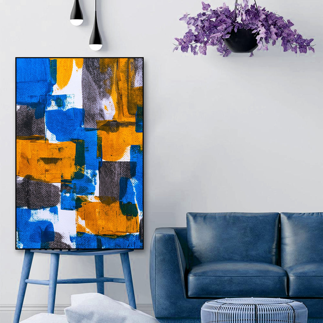 living room wall painting