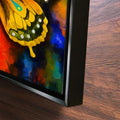 Colorful Butterfly Floating Canvas Wall Painting Frame