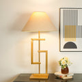 Night Lamp Golden Finish Table Light For Living Room