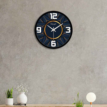 Golden Circle Designer Wall Clock