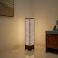 Honey Comb Design Wooden Floor Lamp