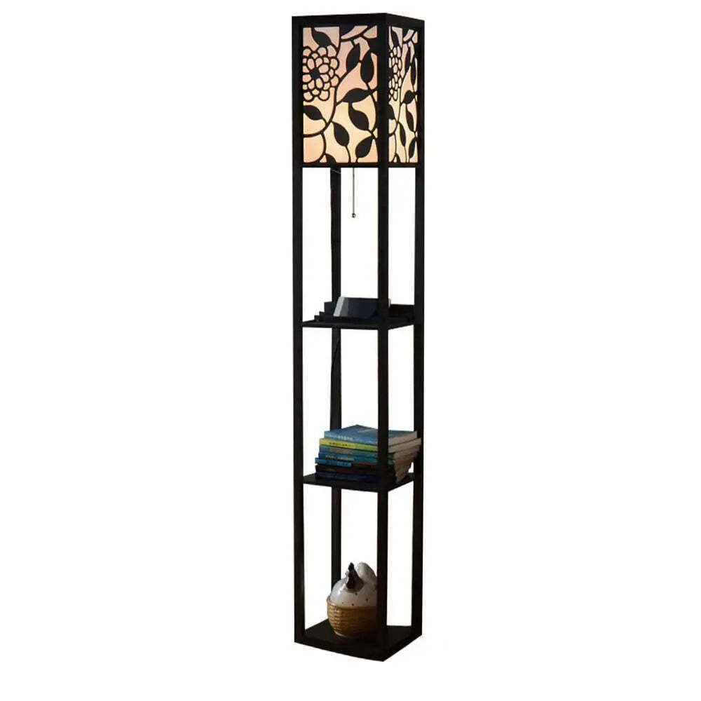 Modern Look Wooden Floor Lamp