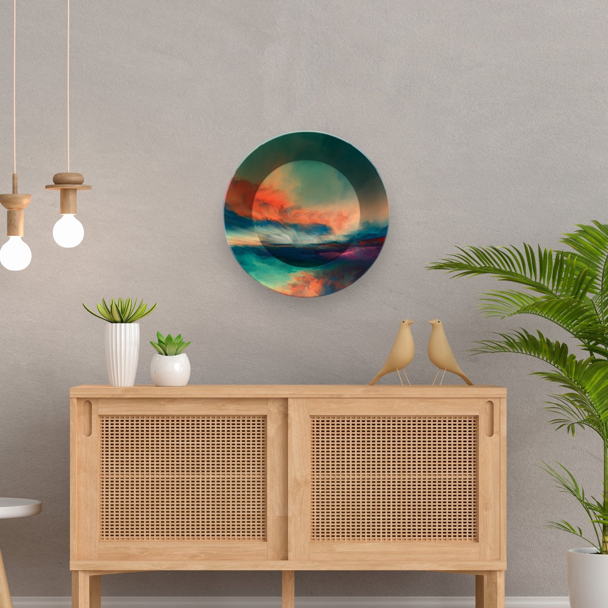Wall Hanging Ceramic Plate