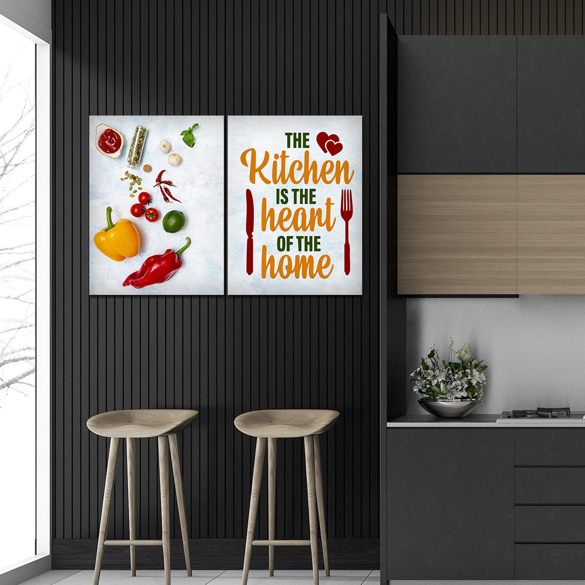Kitchen Quotes Premium Canvas Wall Painting – Homcraft