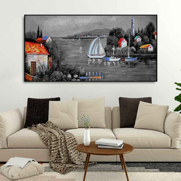 Lake view Nature Scenery Wall Painting