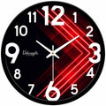Red Line Wall Clock