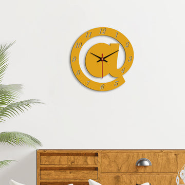 Logo Designer Wooden Wall Clock