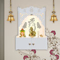 Beautiful Design White Wooden Wall Temple