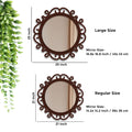 Elegance Designer Wooden Frame Wall Mirror