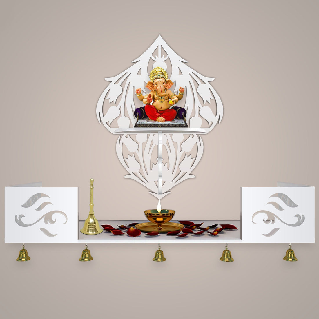 Designer Hanging Wooden Temple