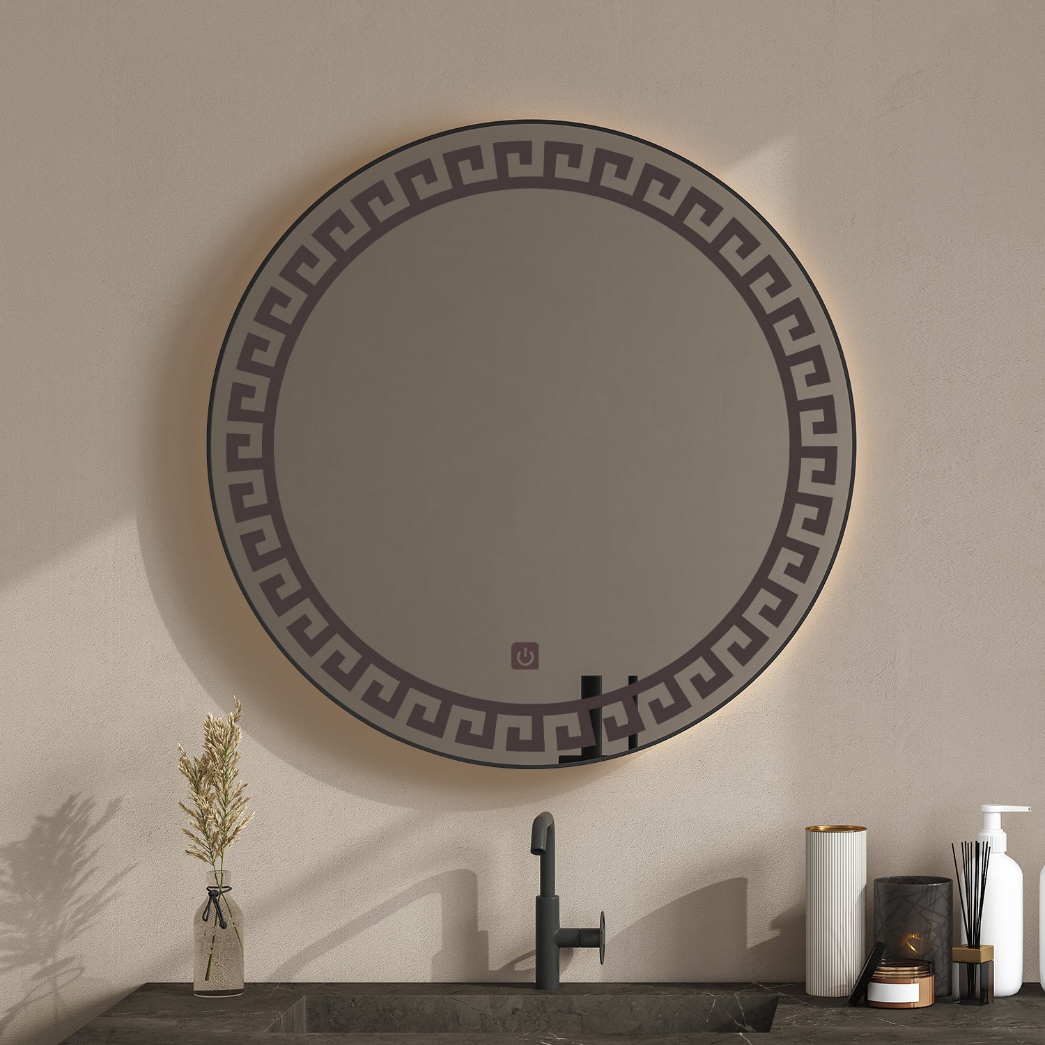 Designer LED Round Shape Bathroom Mirror