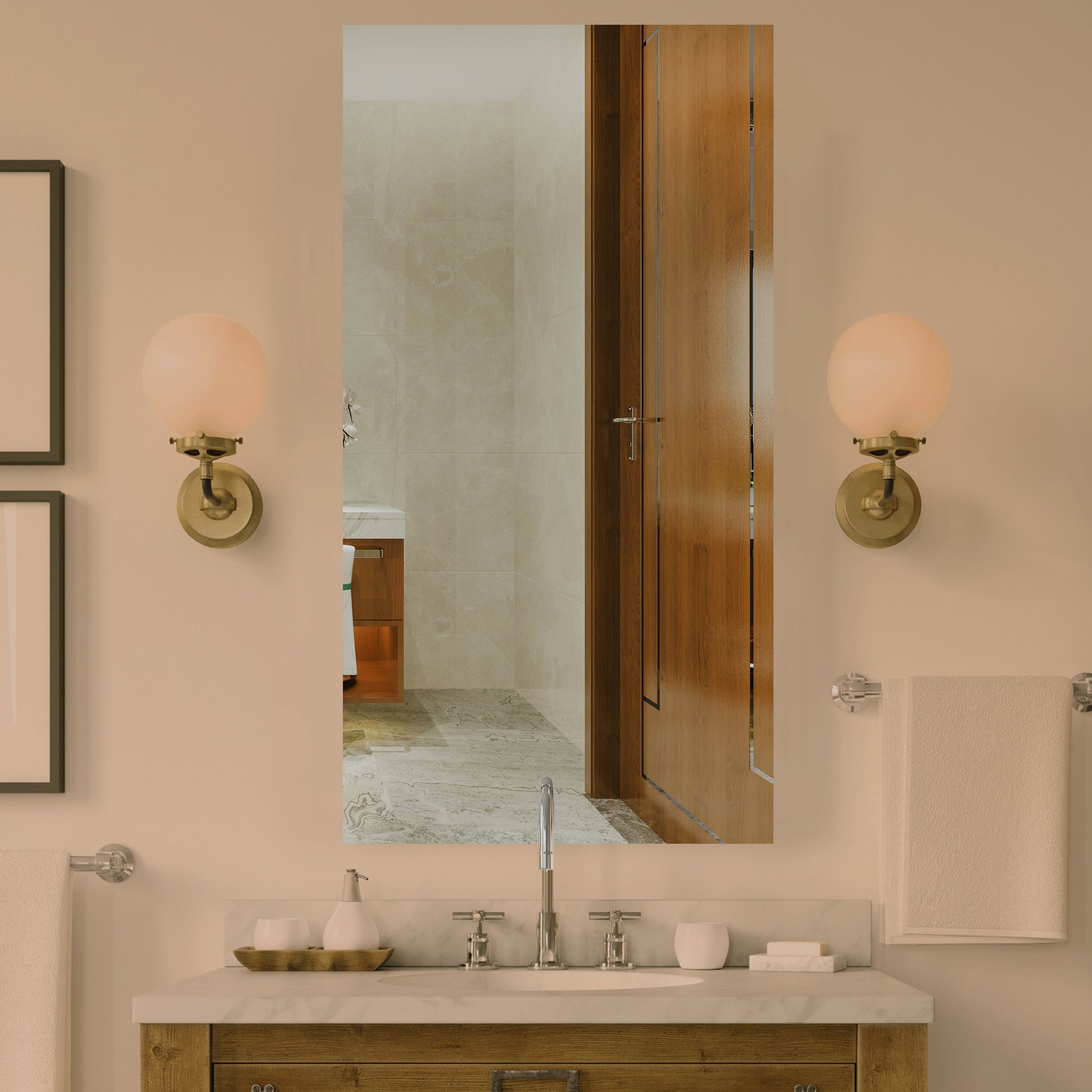 Bathroom Mirror With LED