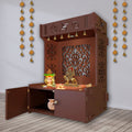 Beautiful Floor Temple with Spacious Wooden Shelf