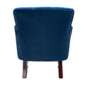 Super Comfy Navy Blue Velvet Sofa Lounge Chair
