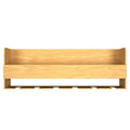 Mini Bar Shelf in Light Oak Finish