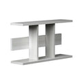 Shaped Wooden Wall Shelves with White Finish