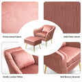 Accent Chair with Ottoman