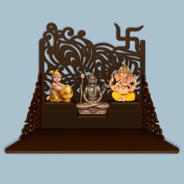 Pooja Mandir Design with Shelf