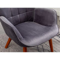 Long Back Grey Sofa Lounge Chair