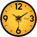 Yellow Colorful Designer Wall Clock
