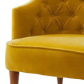 Backrest Velvet Sofa Lounge Chair