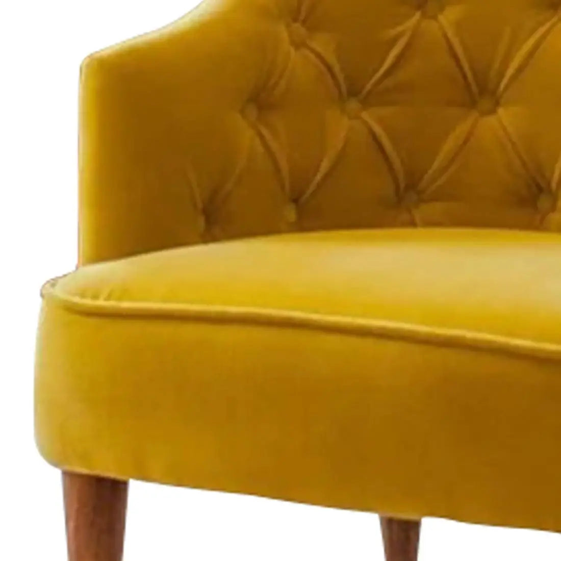 Backrest Velvet Sofa Lounge Chair