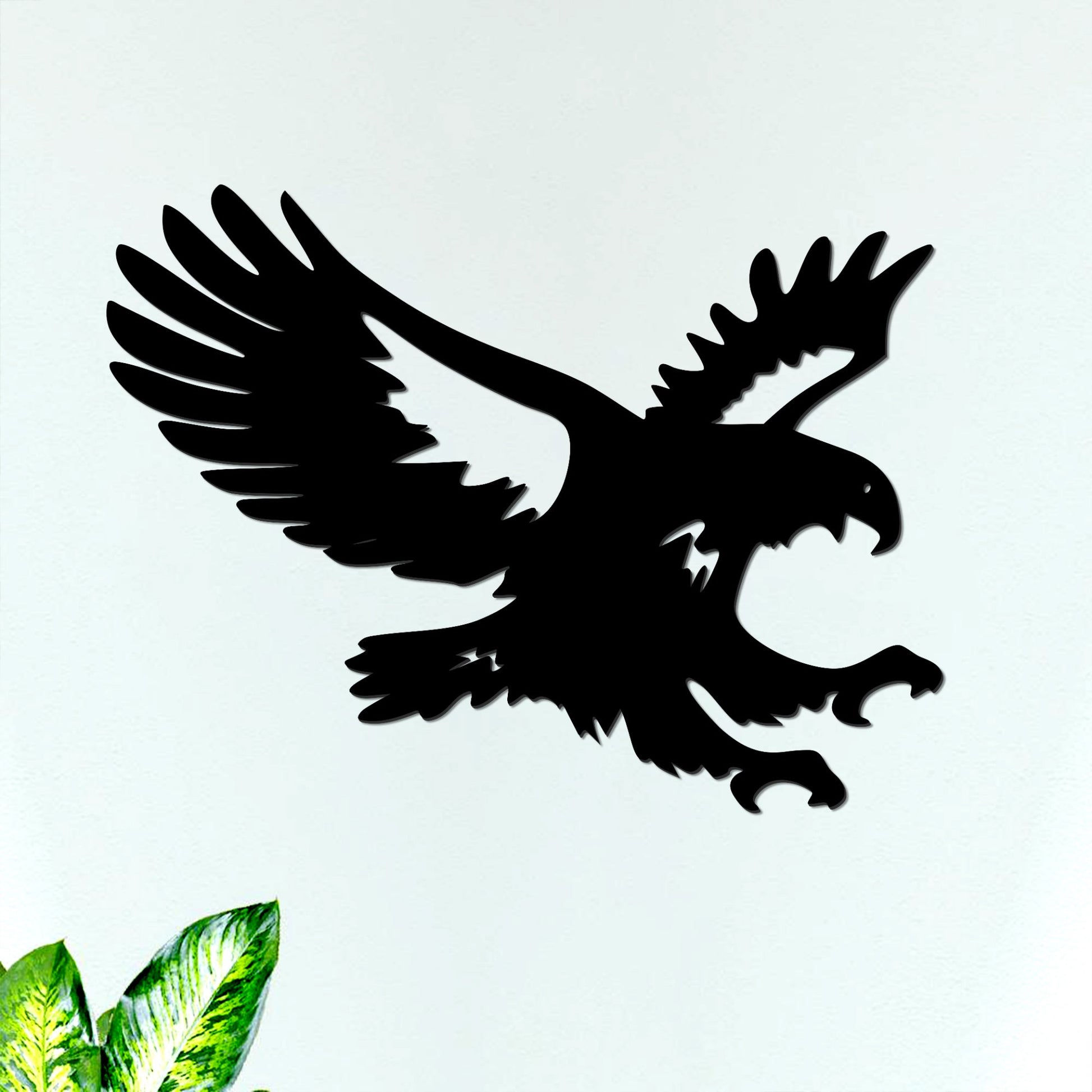 Amazing Black Eagle Design Premium Quality Wooden Wall Hanging