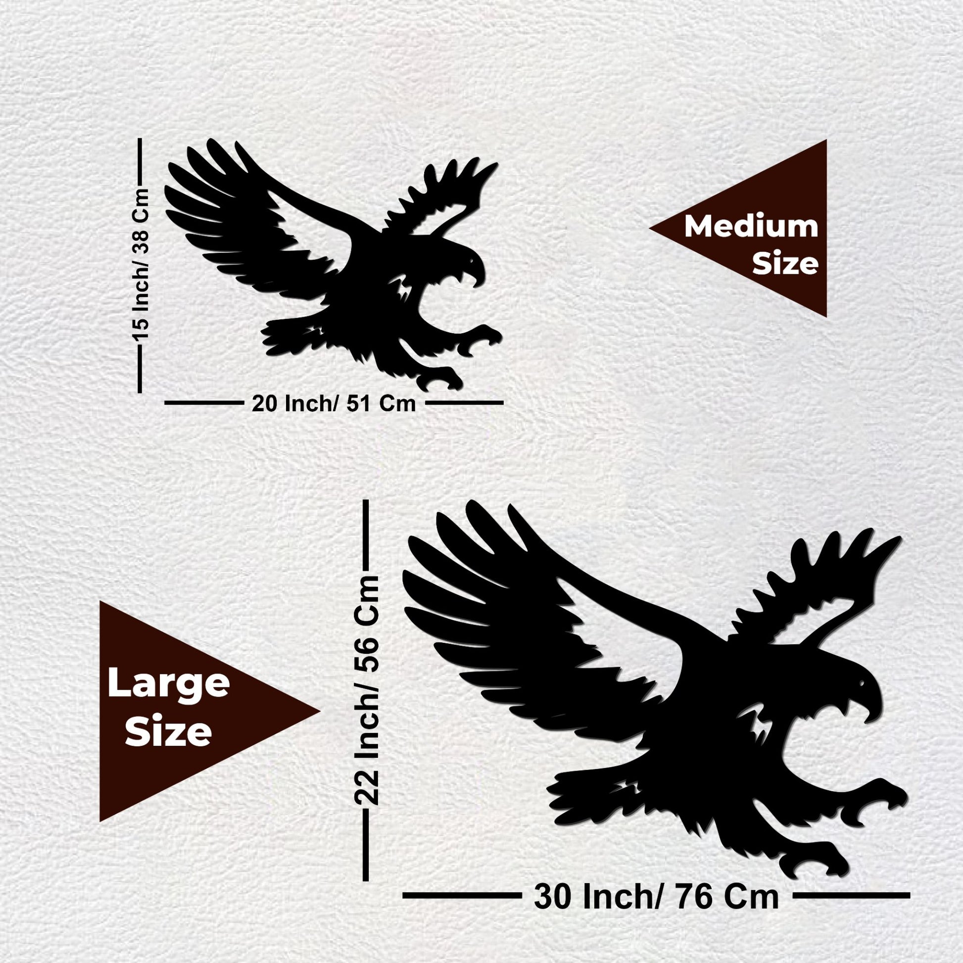 Amazing Black Eagle Design Premium Quality Wooden Wall Hanging