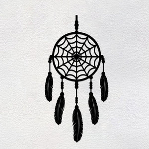 Amazing Dream Catcher with Five Feathers Design Premium Wooden Wall Hanging