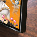 Bal Gopal Wall Painting of 2 Pieces Floating Frame