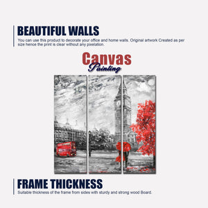 Beautiful View of London Wall Painting Set of 3 Pieces