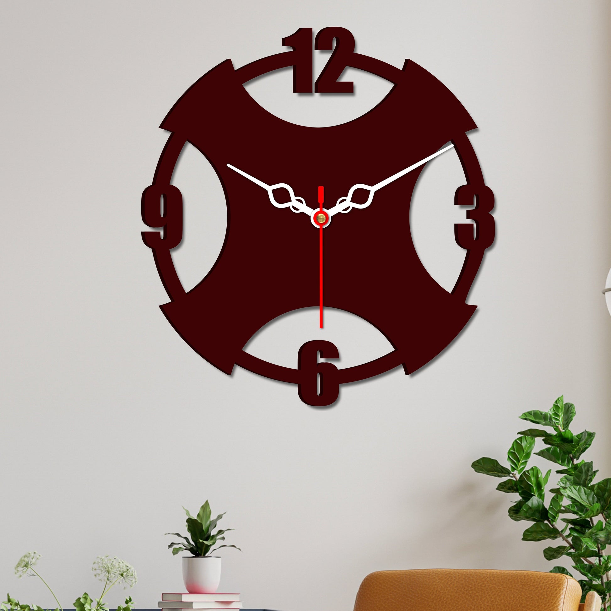 Unique Wooden Wall Clock