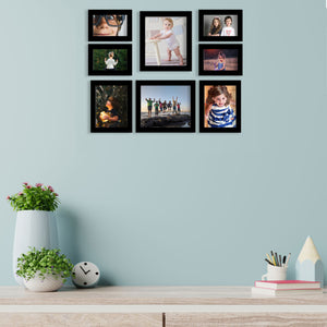 Classic Photo Frame Wall Hanging Set of Eight