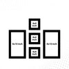 Collage Photo Frame Wall Hanging Set of Five