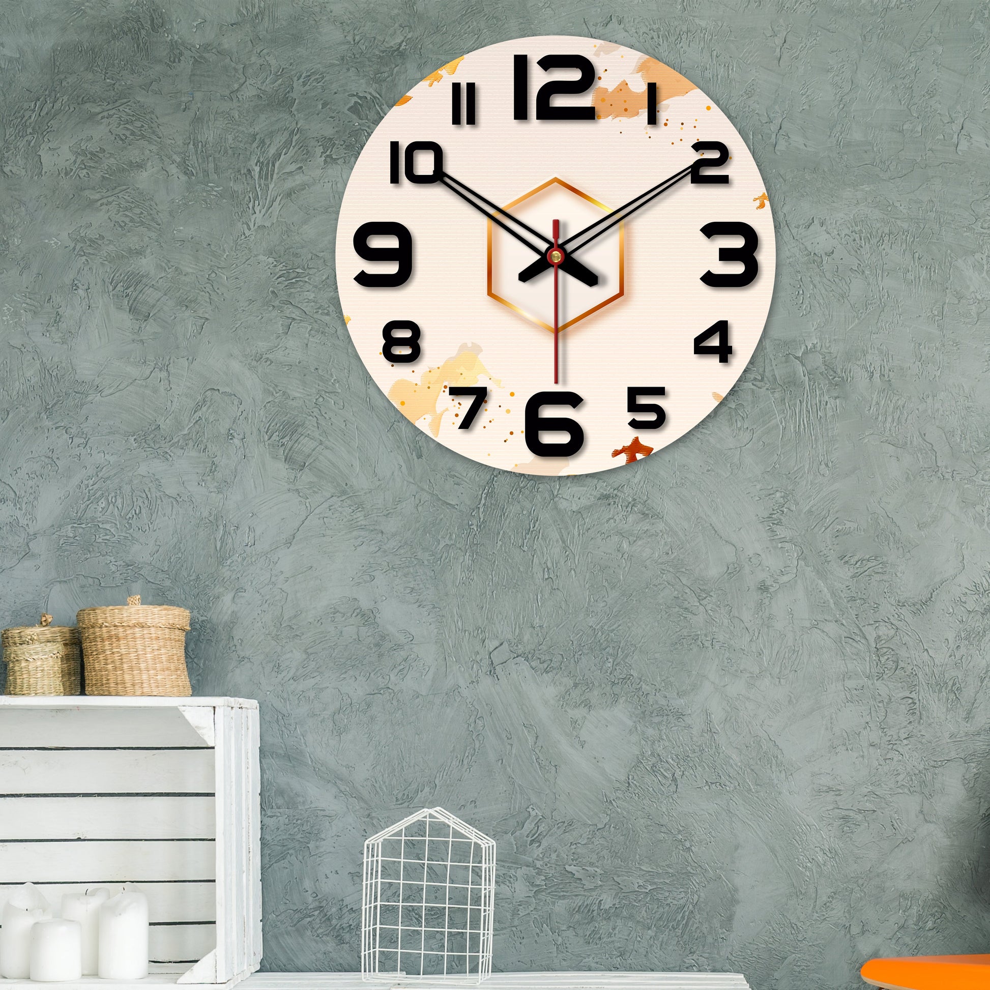 Designer Wooden Wall Clock