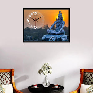 Floating Frame Lord Mahadev Wall Painting