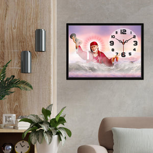 Floating Frame Sai Baba Wall Painting