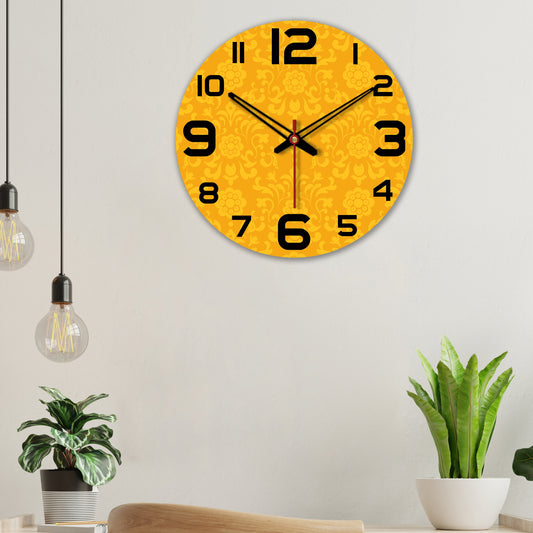 Antique wooden wall clock