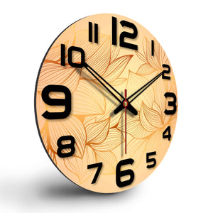 Unique Wooden Wall Clock