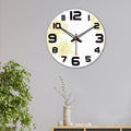 Printed Wooden Wall Clock
