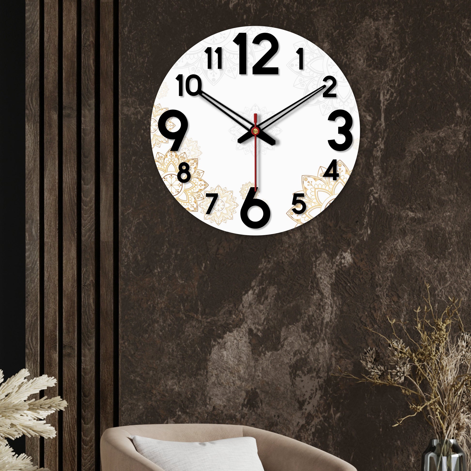 Designer Wooden Wall Clock