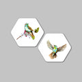  Hexagon Wall Painting Set of 2 - Vibecrafts