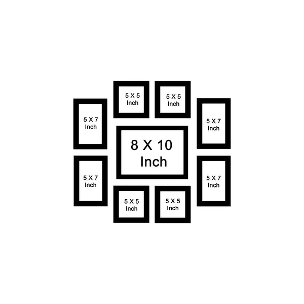 High Quality Photo Frame Wall Hanging Set of Nine