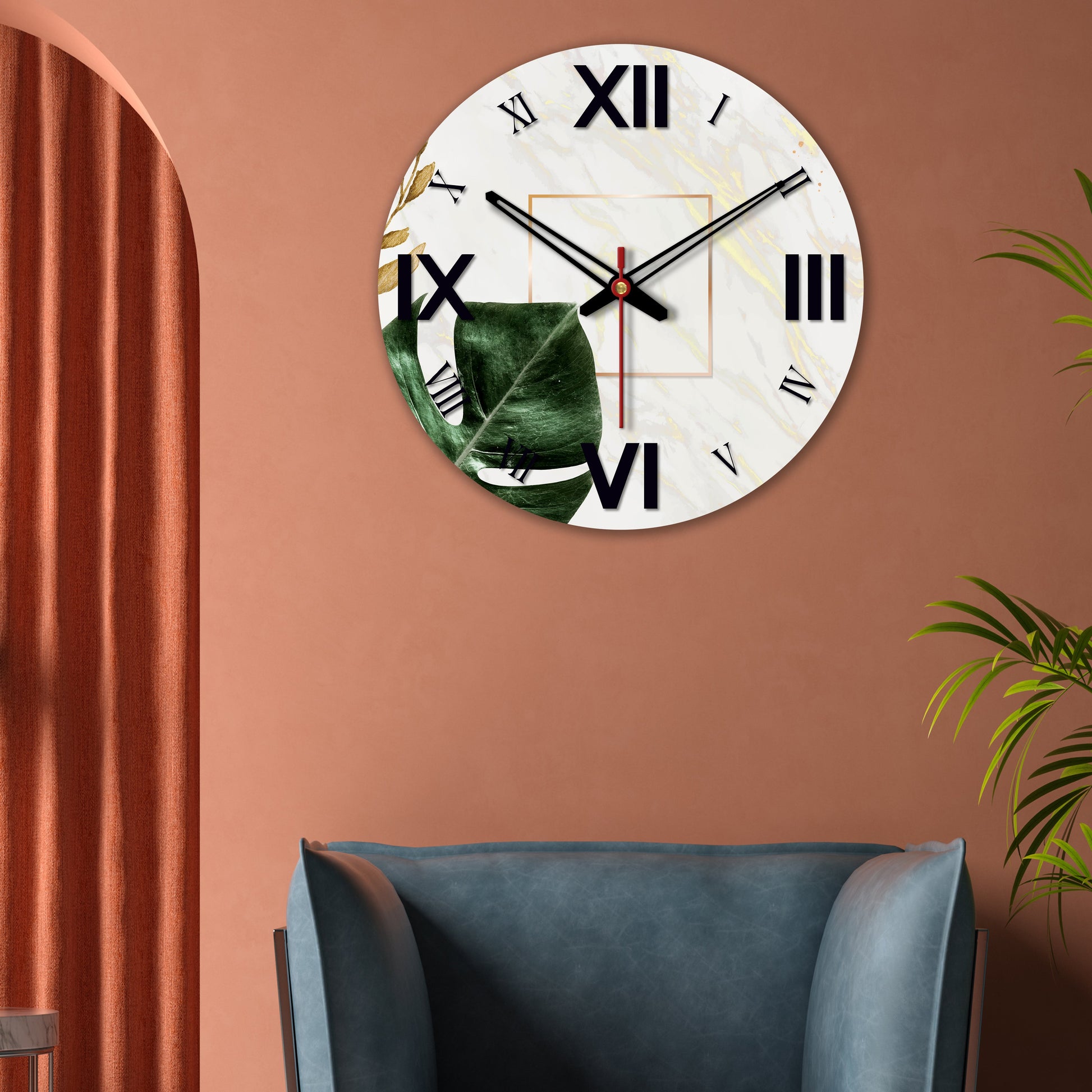 Wall clock wooden design