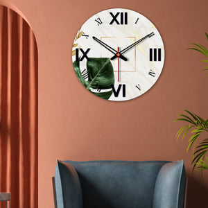 Wall clock wooden design