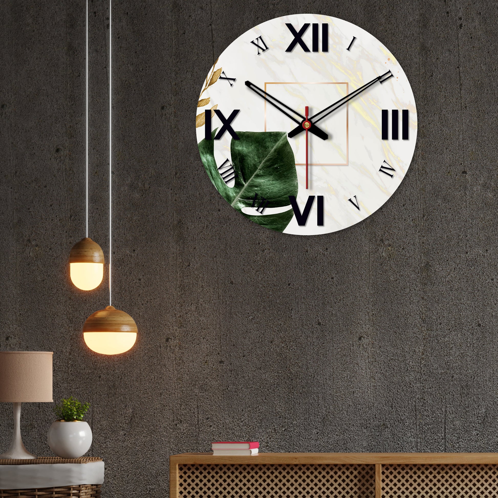 Wooden Wall Clock