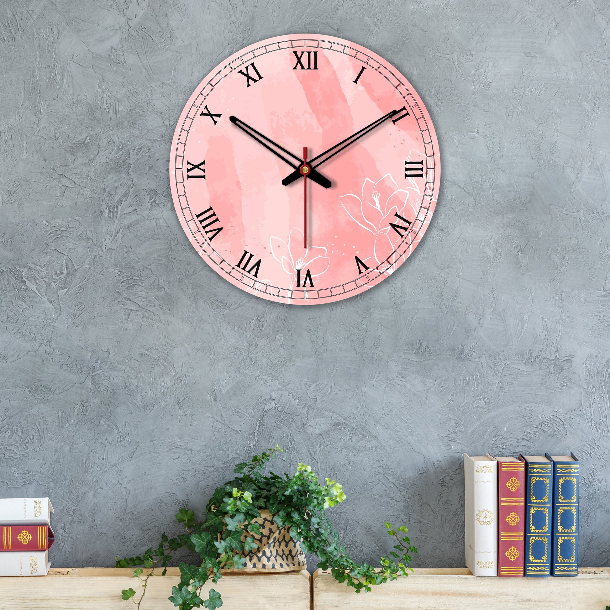 Designer wooden wall clock