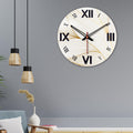 Designer wooden wall clock