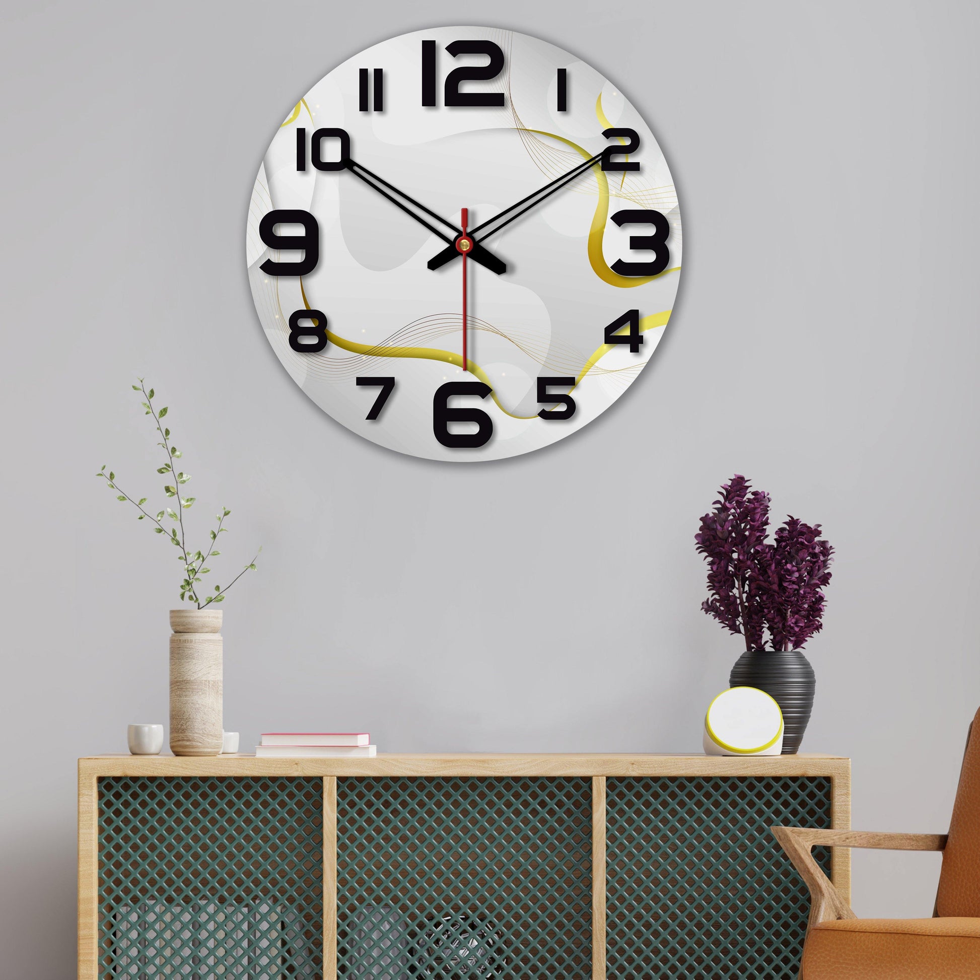 wooden wall clock antique