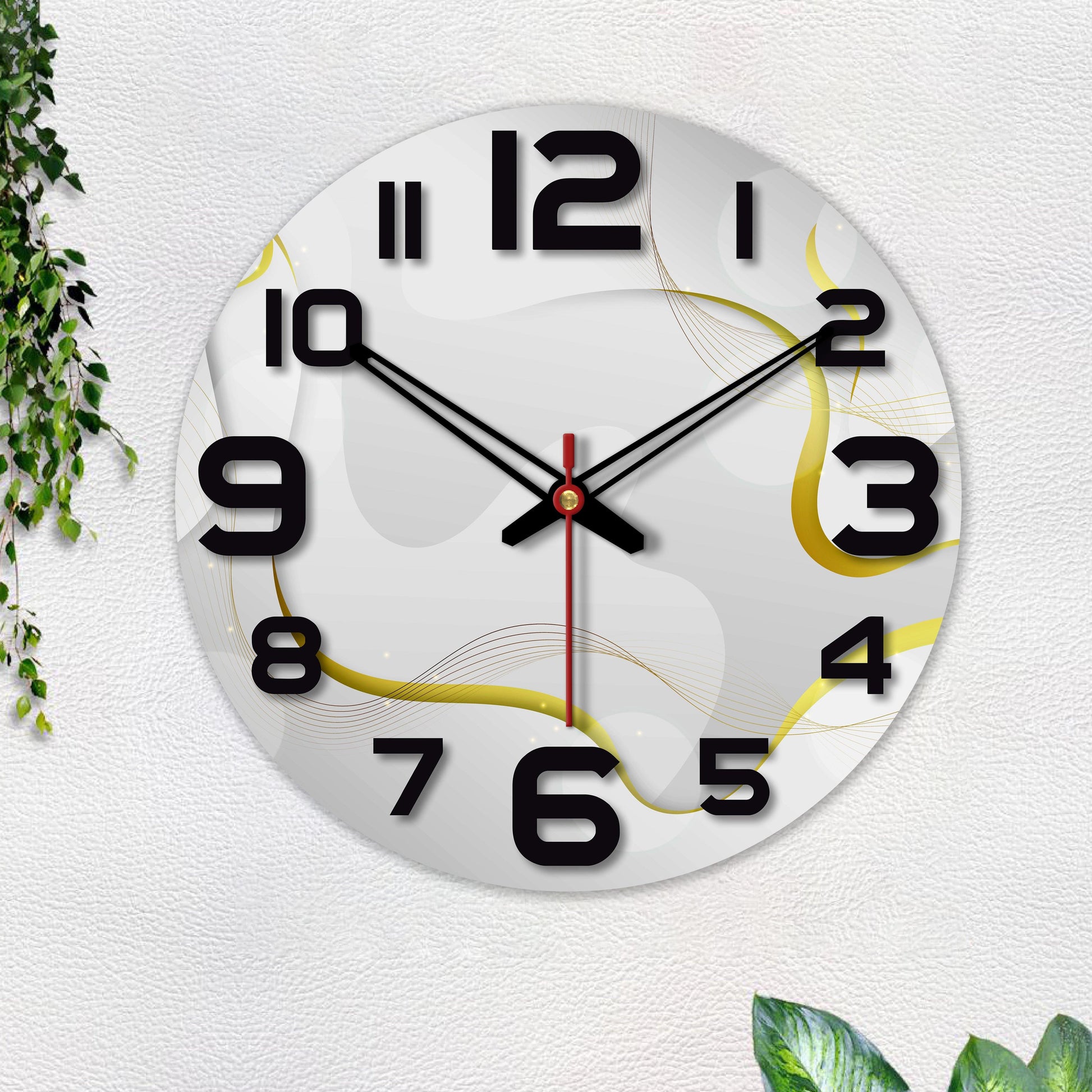 Designer Wooden Wall Clock